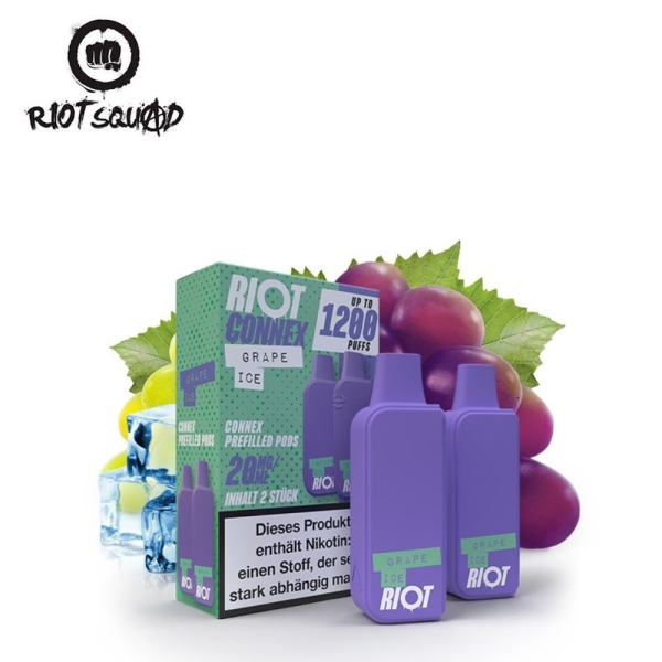 Riot Squad Connex - Grape Ice - Pods 20mg